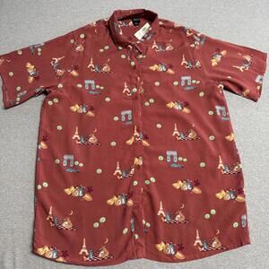 NWT Disney Pixar Ratatouille Boxlunch Button Down Shirt Womans XL